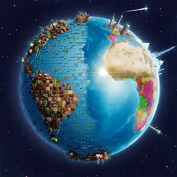 Idle World MOD APK Logo